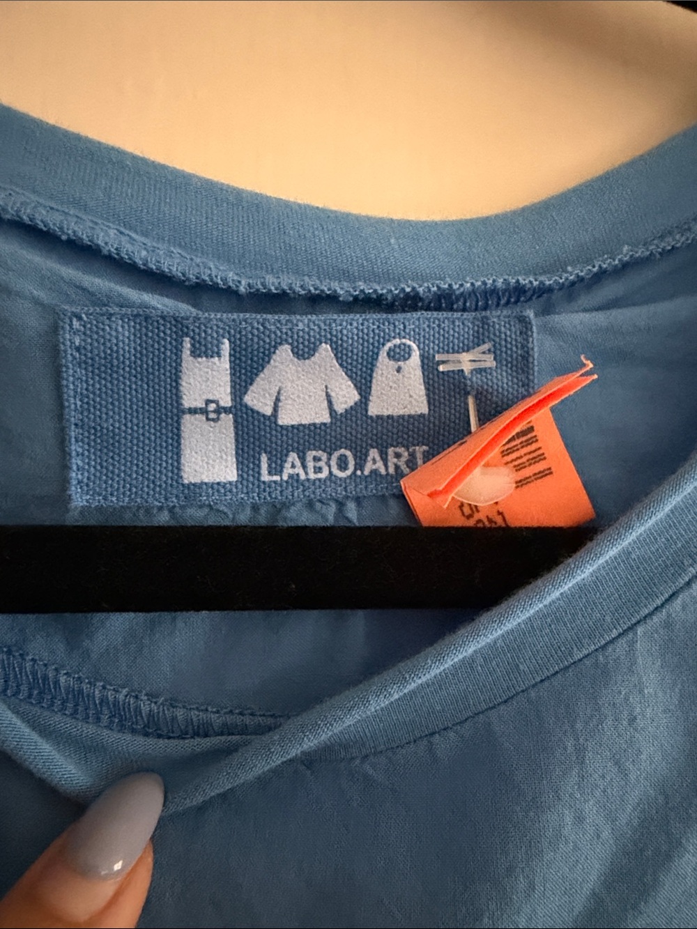 Everyday Boxy Tee in Sky Blue - Women's Short Sleeve - Picture 2 of 4